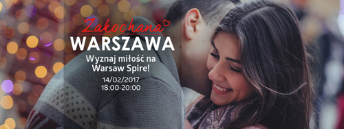 Iluminacja na szczycie Warsaw Spire rozbłyśnie 14 lutego najpiękniejszymi miłosnymi wyznaniami.